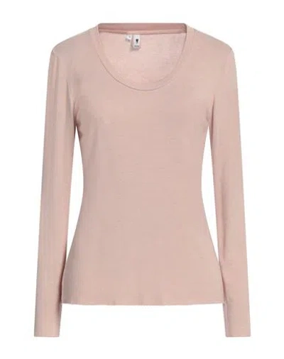 European Culture Woman Sweater Light Brown Size S Viscose, Lyocell In Beige
