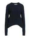 European Culture Woman Sweater Midnight Blue Size Xl Wool, Viscose, Polyamide, Cashmere In Blue