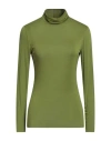 European Culture Woman T-shirt Green Size Xl Viscose, Elastane