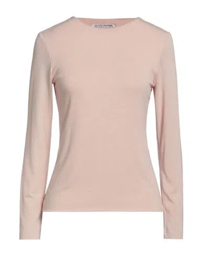 European Culture Woman T-shirt Pink Size Xl Polyester, Viscose, Elastane