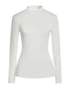 European Culture Woman T-shirt White Size S Viscose, Elastane In White