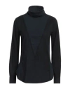European Culture Woman Top Midnight Blue Size Xl Cotton, Elastane
