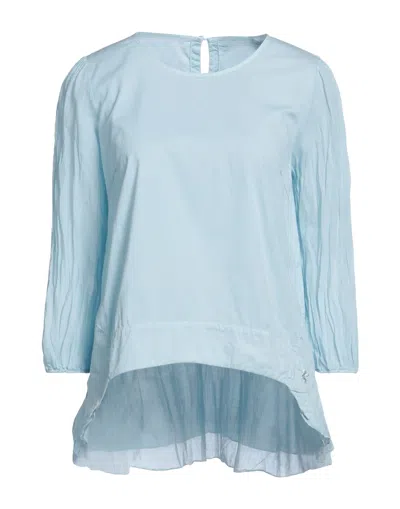 European Culture Blouses In Blue