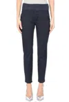 European Culture Women's Mid Rise Pants In Midnight Blue In Blue