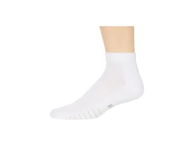 Eurosock Court Cool Low Crew Cut Socks Shoes White: Xl (us Men's Shoe 11-14)