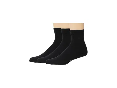 Eurosock Path Cool Quarter 3-pack Crew Cut Socks Shoes Black: Sm (us Men's Shoe 4-7 - Women's Shoe 5-8)