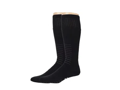 Eurosock Ski Light Supreme 2-pack Crew Cut Socks Shoes Deep Black: Xl (us Men's Shoe 11-14) In Blue