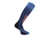 Eurosock Ski Supreme 2-pack Crew Cut Socks Unisex Marine Stretch Buu552 In Blue