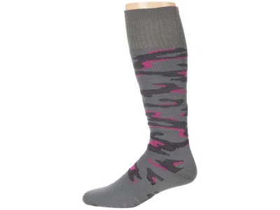 Eurosock Snowbase Crew Cut Socks Shoes Camo Grey: Xl (us Men's Shoe 11-14) In Gray