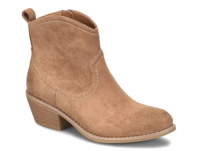 Eurosoft Abbie Western Bootie In Brown