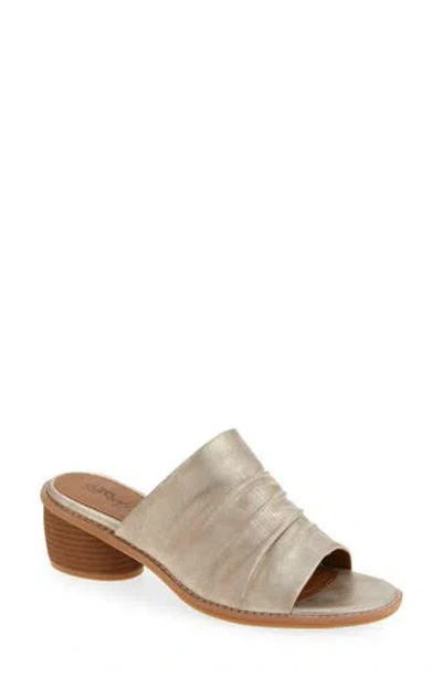 Eurosoft Corley Block Heel Slide Sandal In Gold