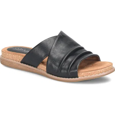 Eurosoft Elesha Slide Sandal In Black
