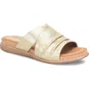 Eurosoft Elesha Slide Sandal In Gold
