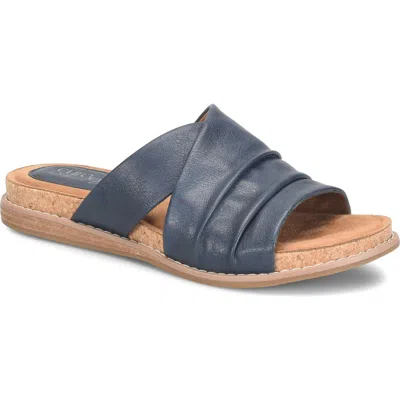 Eurosoft Elesha Slide Sandal In Navy
