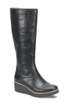 Eurosoft Faghan Wedge Knee High Boot In Black