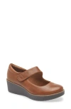 Eurosoft Franlee Mary Jane Flat In Brown