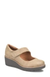 Eurosoft Franlee Mary Jane Flat In Stone