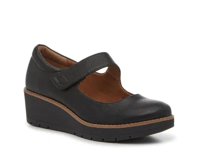 Eurosoft Franlee Wedge Mary Jane In Black