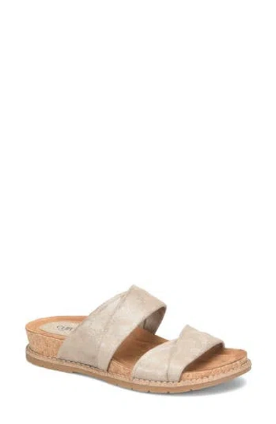 Eurosoft Gail Slide Sandal In Neutral