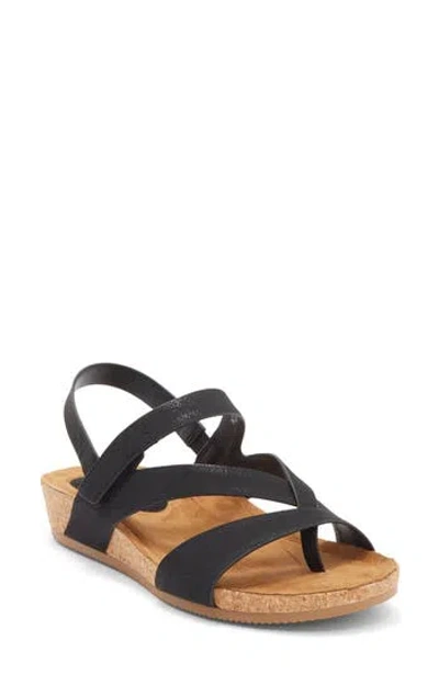 Eurosoft Gannon Slingback Sandal In Black