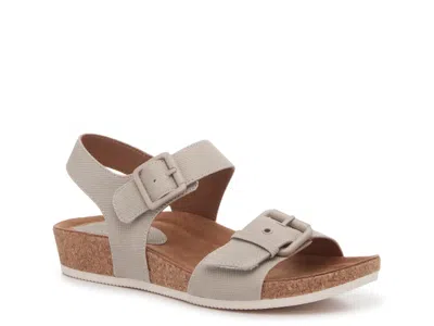 Eurosoft Gardea Wedge Sandal In Gray