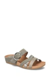 Eurosoft Genalyn Slide Sandal In Anthracite
