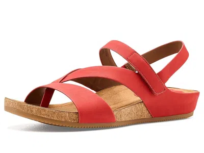 Eurosoft Gianetta Wedge Sandal In Orange