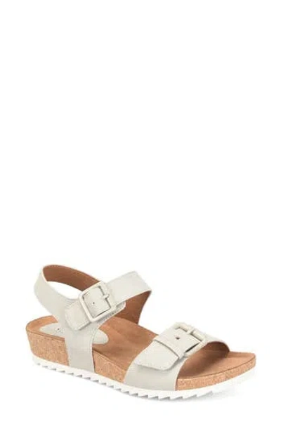 Eurosoft Glinda Cork Wedge Sandal In Mist Grey