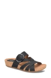 Eurosoft Gwenda Slide Sandal In Black