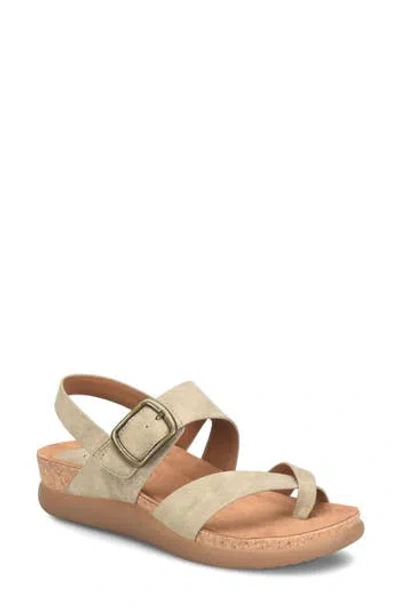 Eurosoft Hampton Toe Loop Slingback Sandal In Stone Taupe