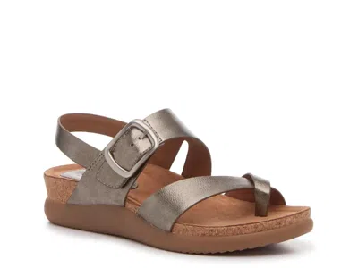 Eurosoft Hampton Wedge Sandal In Gray