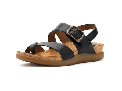 Eurosoft Hampton Women's Sandals Black 1: 10 B - Medium