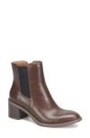 Eurosoft Hazel Side Zip Bootie In Brown