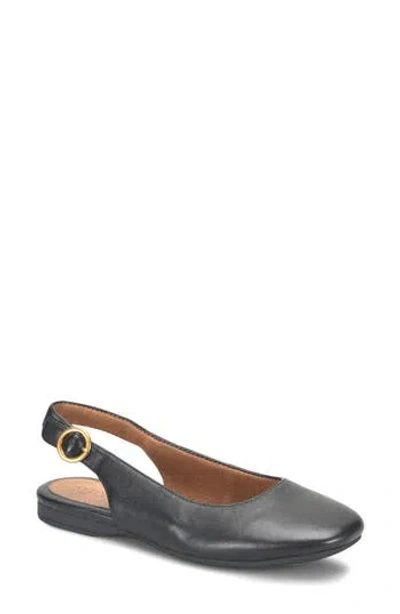Eurosoft Kelsa Slingback Flat In Black
