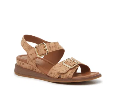 Eurosoft Magnolia Wedge Sandal In Nude