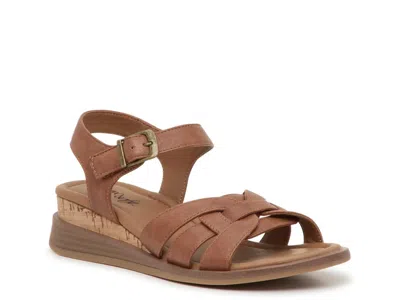 Eurosoft Melrose Wedge Sandal In Brown