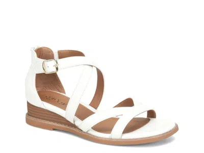 Eurosoft Mysti Wedge Sandal In White