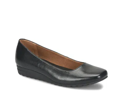 Eurosoft Paxton Wedge Slipon In Black