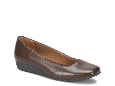 Eurosoft Paxton Wedge Slipon In Brown