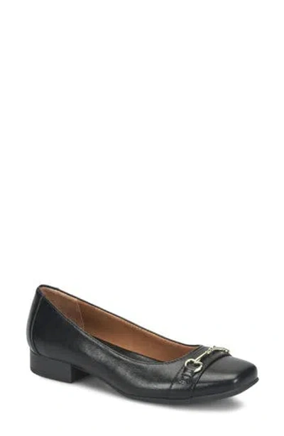 Eurosoft Penny Faux Leather Flat In Animal Print