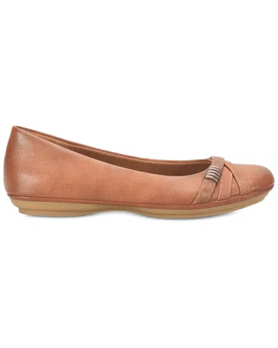 Eurosoft Eürosoft Shainna Ballet Flat In Brown