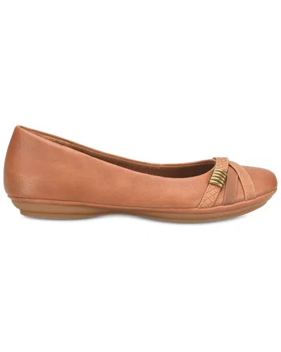 Eurosoft Eürosoft Shainna Ballet Flat In Brown