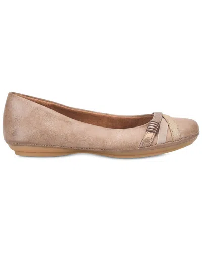 Eurosoft Eürosoft Shainna Ballet Flat In Silver