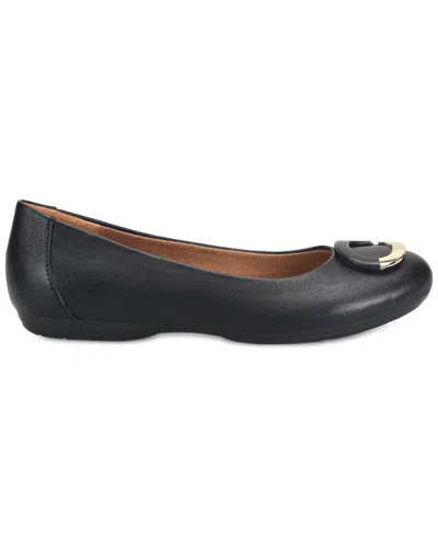 Eurosoft Sibella Ballet Flat In Black