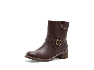 Eurosoft Tameryn Faux Leather Bootie In Brown