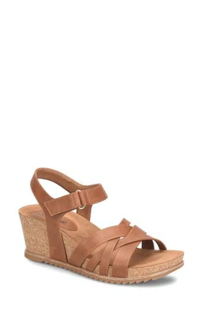 Eurosoft Tate Wedge Sandal In Luggage