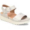 Eurosoft Vera Platform Wedge Sandal In Gray