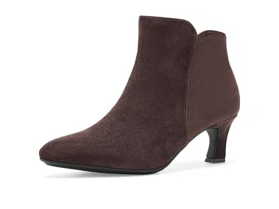 Eurosoft Violet Women's Boots Dark Brown Microsuede/plum: 10 B - Medium, Synthetic