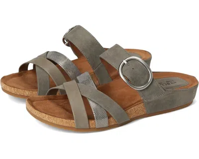 Eurosoft Women's  Genalyn Es0044428 Sandals Gray Adjustable Strap Slide Zap1749