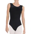 Eurotard Velvet Couture V Back Leotard In Black In Black